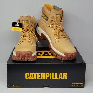 Caterpillar Men's Invader Hi Steel Toe Boots Honey Reset P91286 Size 11.5 New